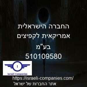 החברה הישראלית אמריקאית לקפיצים בעמ חפ 510109580