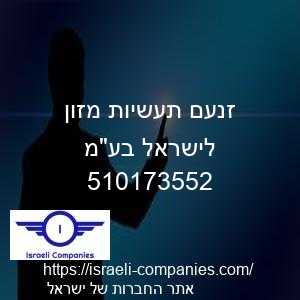 זנעם תעשיות מזון לישראל בעמ חפ 510173552