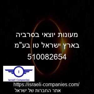 מעונות יוצאי בסרביה בארץ ישראל טו בעמ חפ 510082654