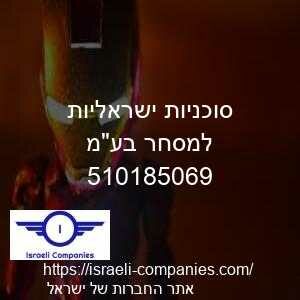 סוכניות ישראליות למסחר בעמ חפ 510185069