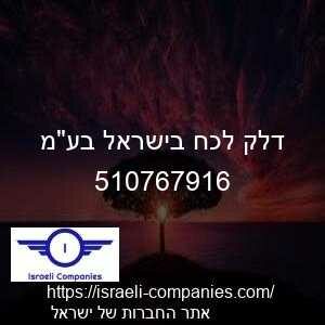 דלק לכח בישראל בעמ חפ 510767916