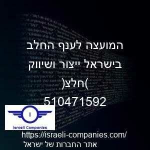 המועצה לענף החלב בישראל ייצור ושיווק (חלצ) חפ 510471592