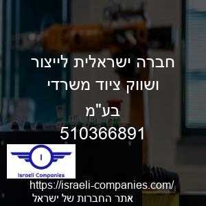 חברה ישראלית לייצור ושווק ציוד משרדי בעמ חפ 510366891