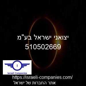 יצואני ישראל בעמ חפ 510502669