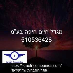 מגדל חיים חיפה בעמ חפ 510536428