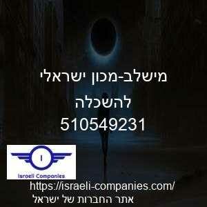מישלב-מכון ישראלי להשכלה חפ 510549231