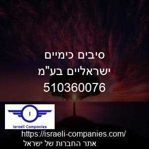 סיבים כימיים ישראליים בעמ חפ 510360076